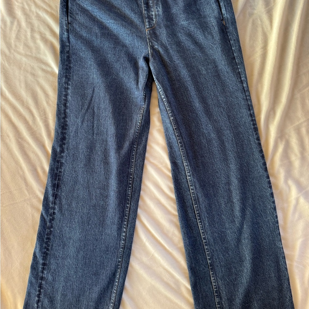 rag & bone Blue Flare & Wide Leg Jeans - Picture 4 of 5